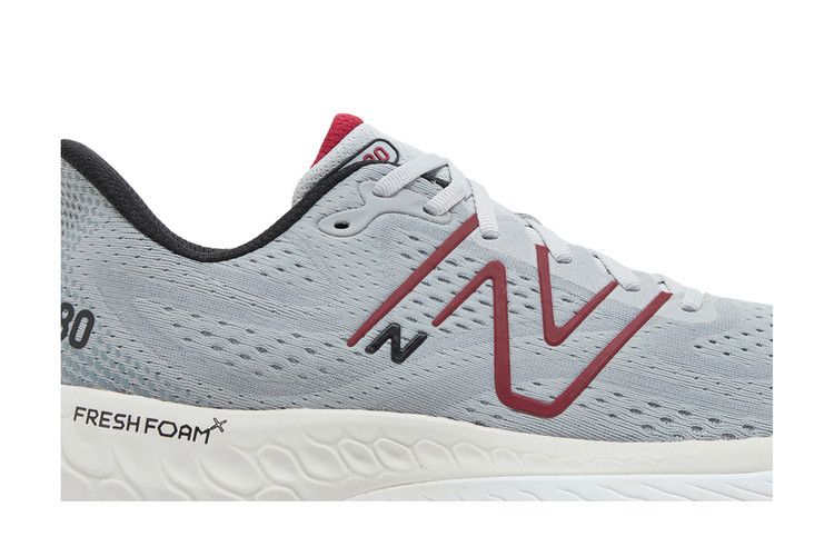 New Balance Fresh Foam X 880v13 'Aluminum Grey Crimson' — Aluminum Grey/Crimson/Black