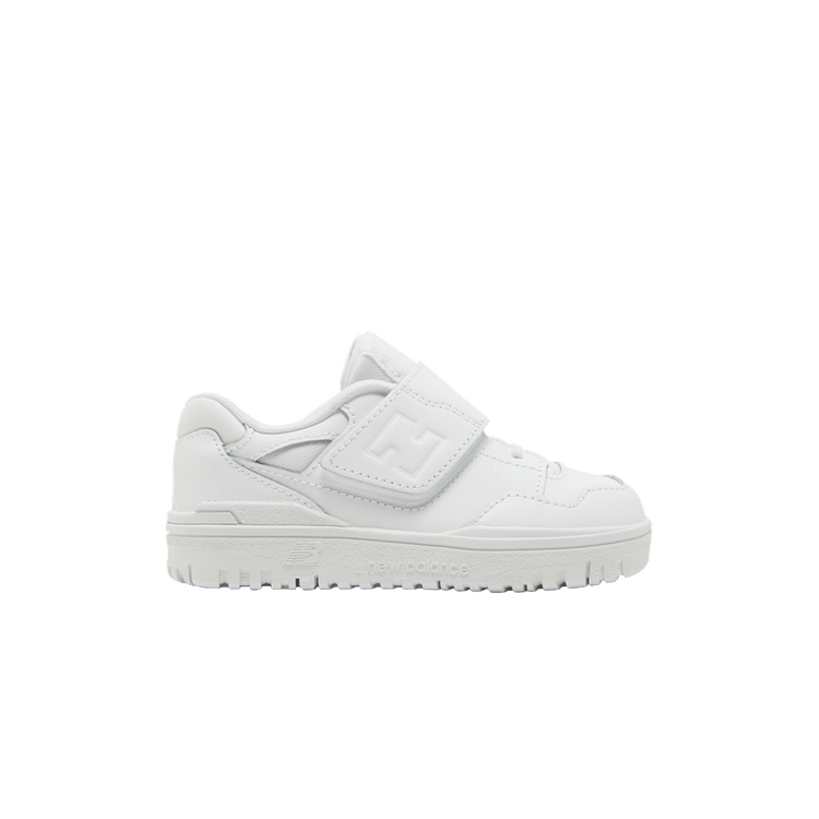 New Balance 550 Bungee Lace Top Strap Toddler 'Triple White' — White
