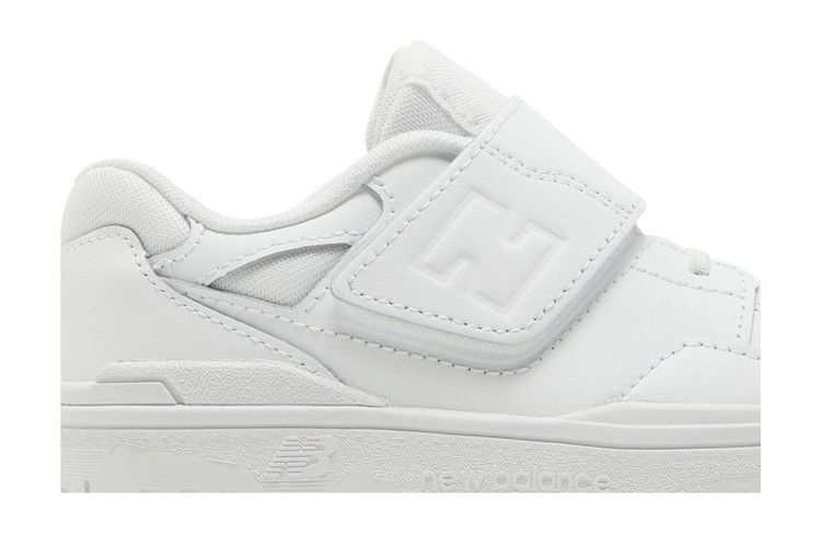 New Balance 550 Bungee Lace Top Strap Toddler 'Triple White' — White