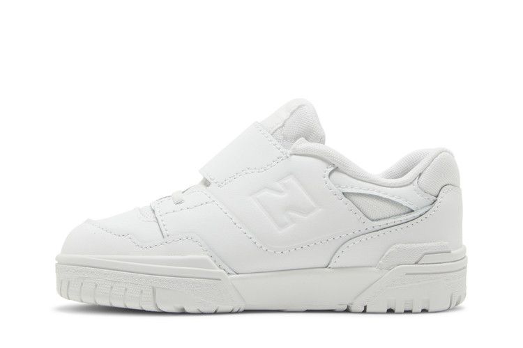 New Balance 550 Bungee Lace Top Strap Toddler 'Triple White' — White