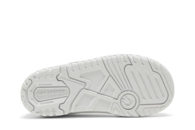 New Balance 550 Bungee Lace Top Strap Toddler 'Triple White' — White