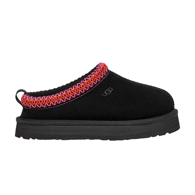 UGG Tazz Slipper Kids 'Black Pink' — Black/Multi