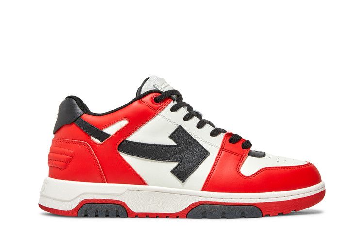 Off-White Out of Office Low 'Red White Black' — Red/Black