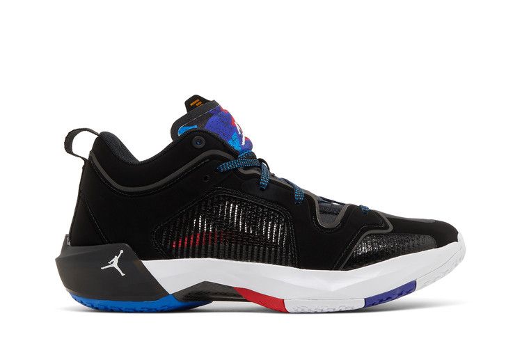Air Jordan 37 Low 'Nothing But Net' — Black/White/University Red/Bright Concord/Soar/Laser Orange