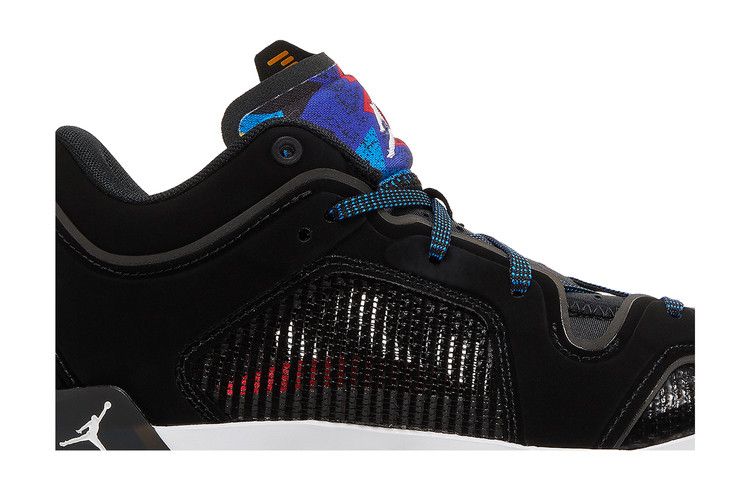 Air Jordan 37 Low 'Nothing But Net' — Black/White/University Red/Bright Concord/Soar/Laser Orange