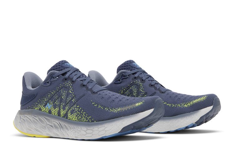 New Balance Fresh Foam X 1080v12 2E Wide 'Vintage Indigo Pineapple' — Vintage Indigo/Cosmic Pineapple/Arctic Grey