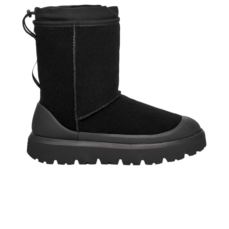 UGG Classic Short Weather Hybrid Boot 'Triple Black' — Black/Black
