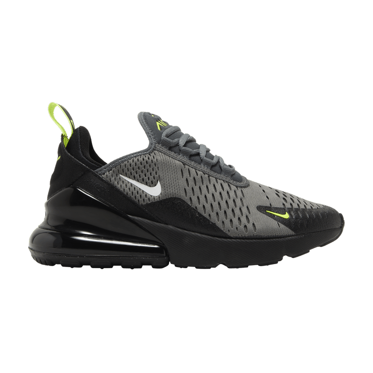 Nike Air Max 270 GS 'Iron Grey Volt' — Iron Grey/Black/Volt/White