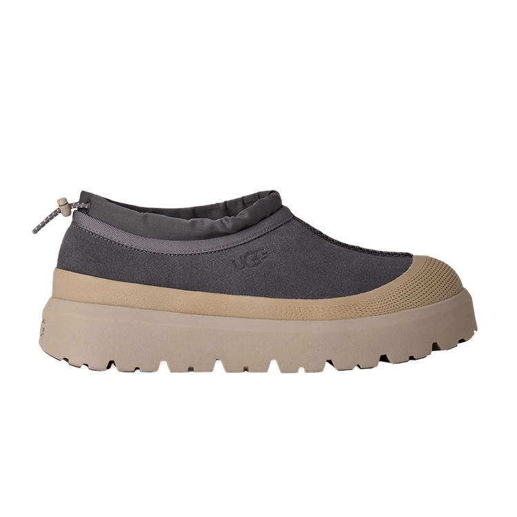 UGG Tasman Weather Hybrid Slipper 'Obsidian Cobble Grey' — Obsidian/Cobble Grey