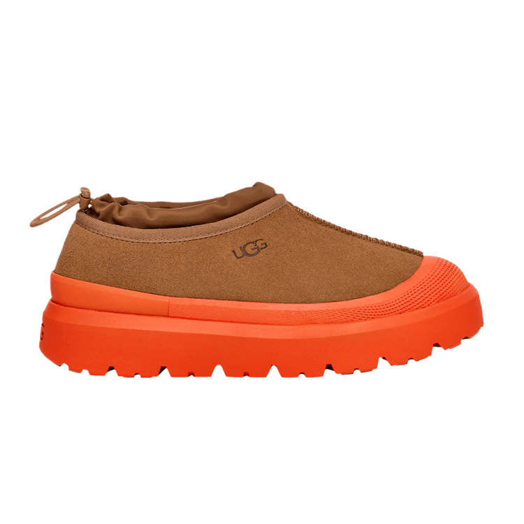 UGG Tasman Weather Hybrid Slipper 'Chestnut Orange' — Chestnut/Orange