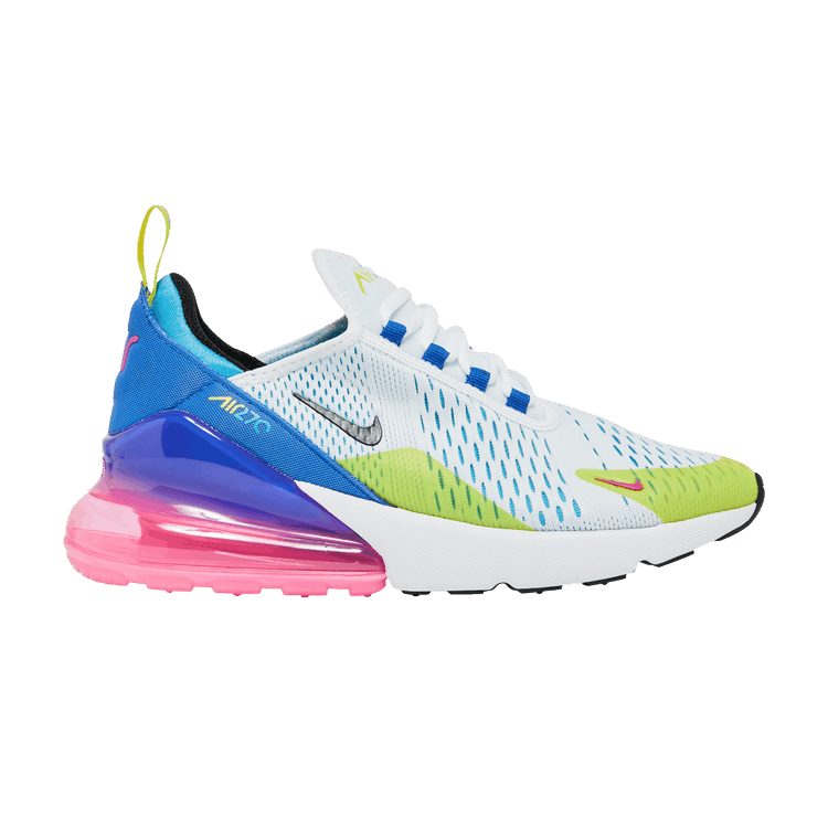 Nike Air Max 270 GS 'Hyper Royal Pink Spell' — White/Hyper Royal/Pink Spell/Black