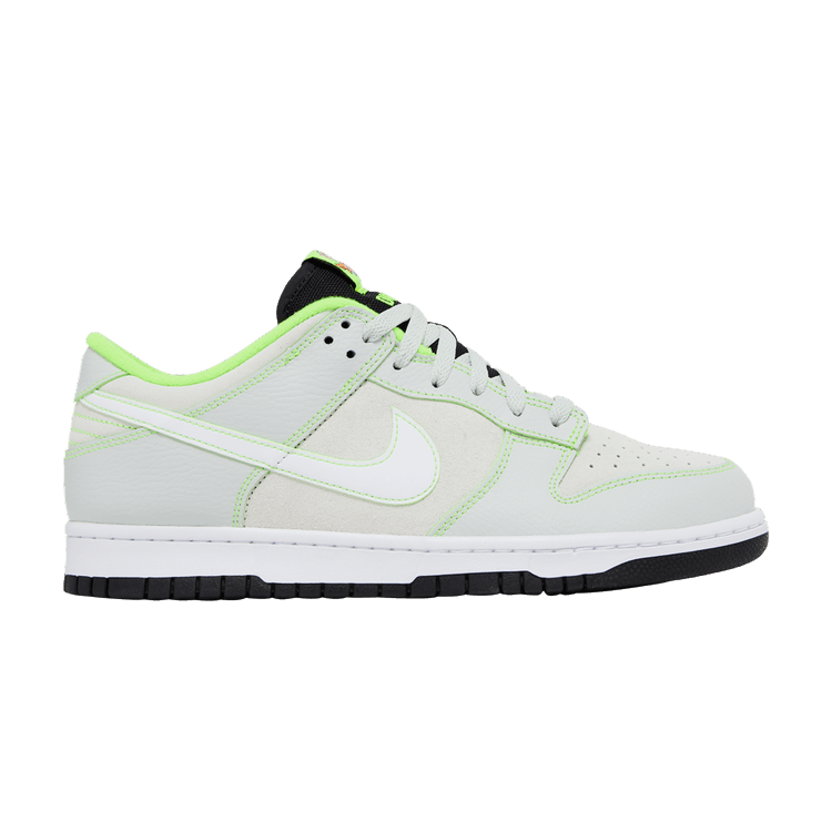Nike Dunk Low 'University of Oregon' PE — Light Silver/White/Black/Electric Green