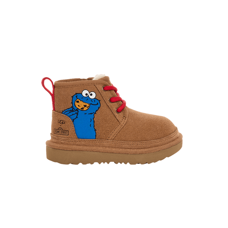 Sesame Street x UGG Neumel II Boot Toddler 'Cookie Monster' — Chestnut