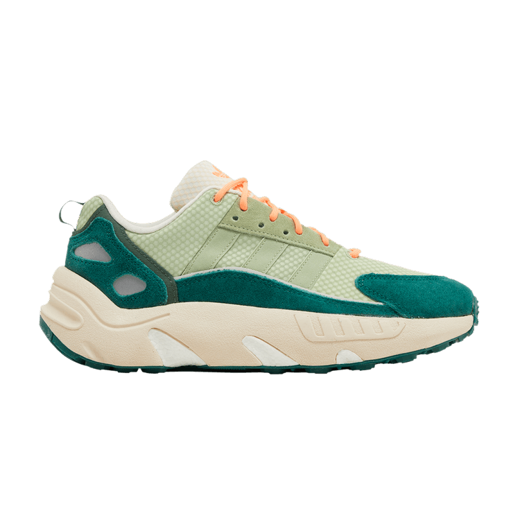 Adidas ZX 22 Boost 'Ecru Tint Core Green' — Ecru Tint/Magic Lime/Core Green