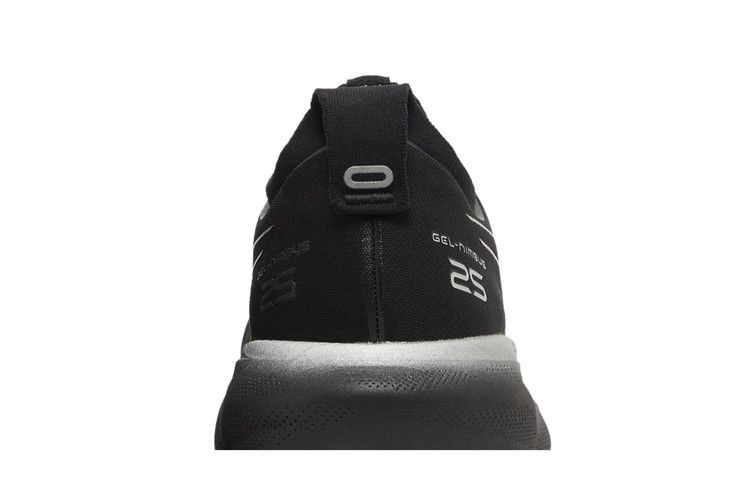 Asics Gel Nimbus 25 Platinum 'Black Pure Silver' — Black/Pure Silver