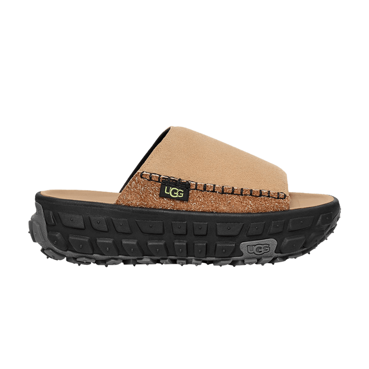 UGG Venture Daze Slide 'Sand Black' — Sand/Black