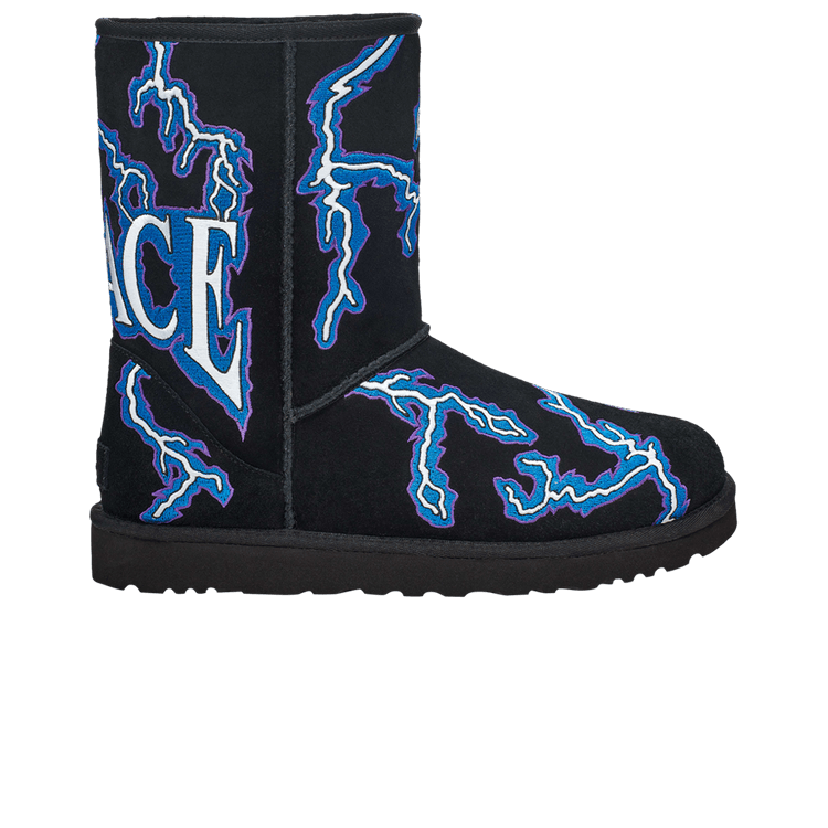 Palace x UGG Classic Boot 'Lightning Pack - Black' — Black
