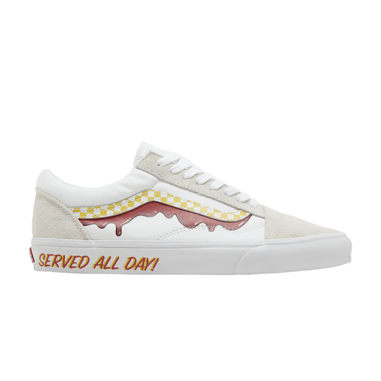 Vans Old Skool 'Van Doren Special' — True White/Red