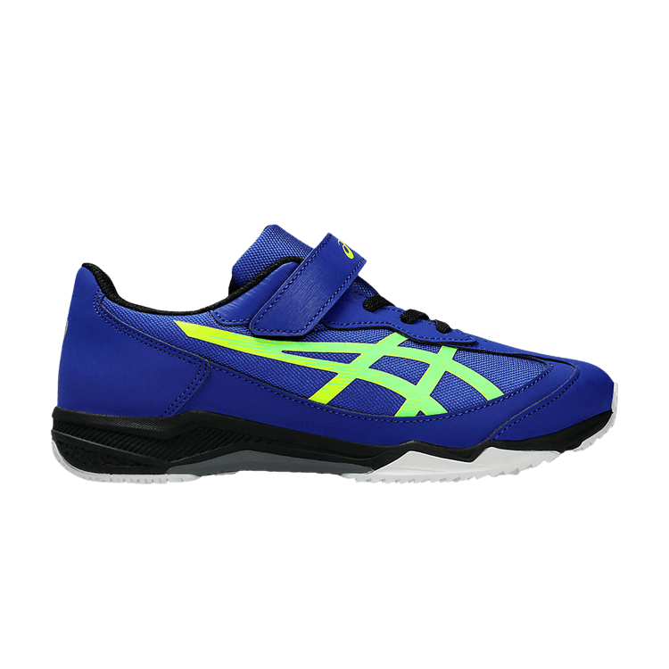 Asics Lazerbeam SJ MG GS Wide 'Blue Neon Green' — Blue/Neon Green