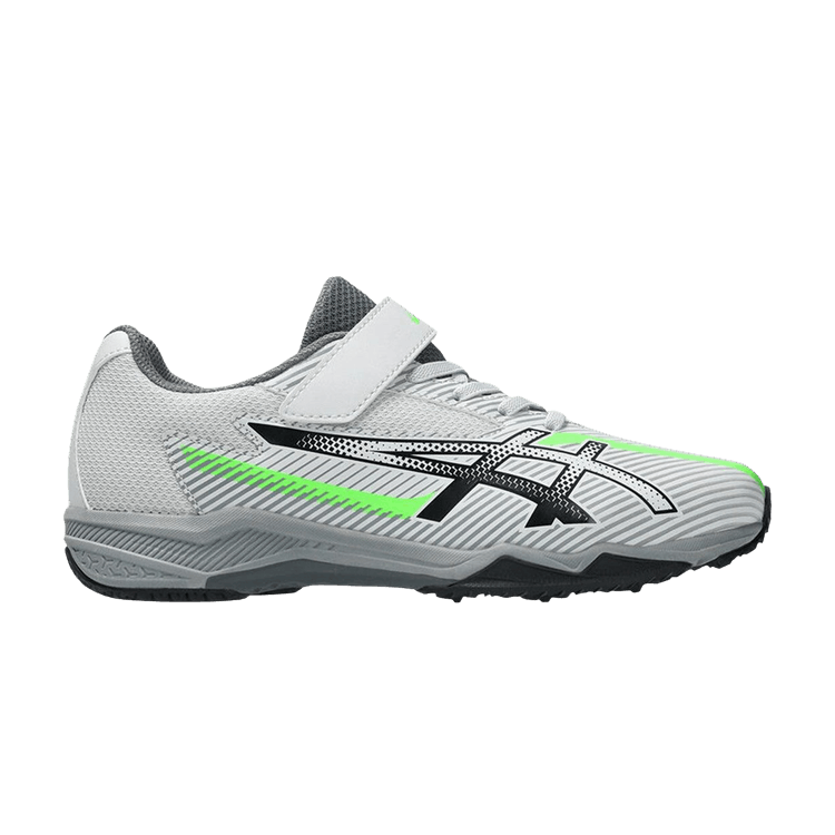 ASICS Lazerbeam SK-MG B GS 'Light Grey Black Lime' — Light Grey/Black