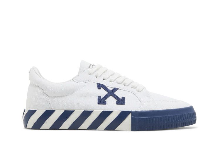 Off-White Vulc Sneaker 'White Navy Blue' — White/Blue