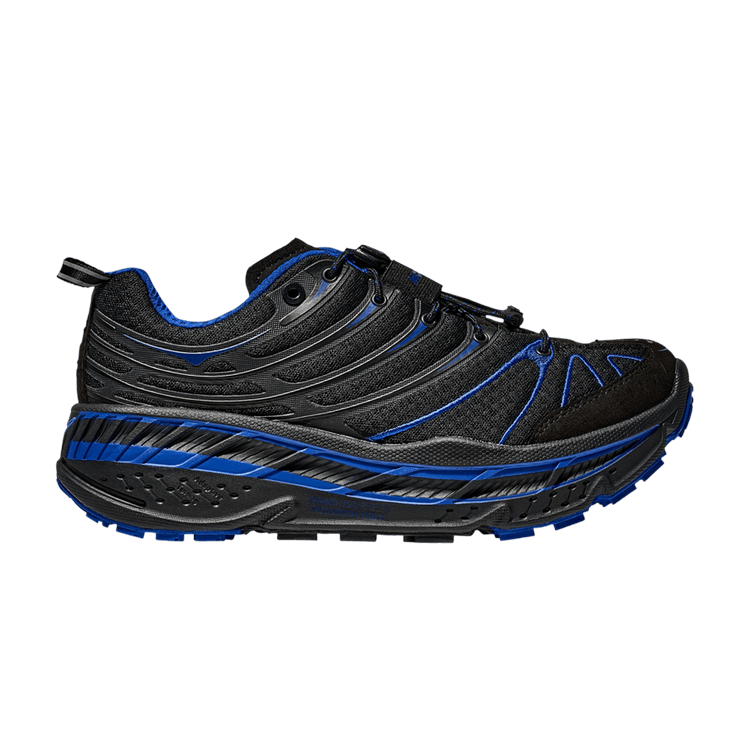 HOKA Stinson Evo OG 'Black Ultramarine' — Black/Ultramarine