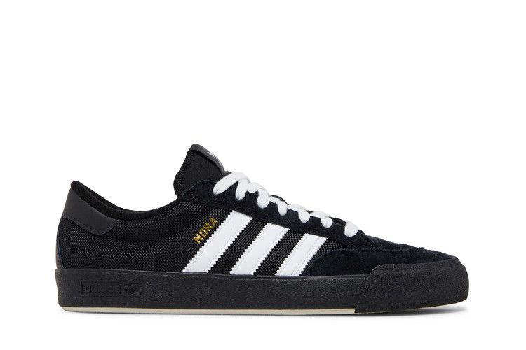adidas Nora 'Black White' — Core Black/Cloud White/Gold Metallic