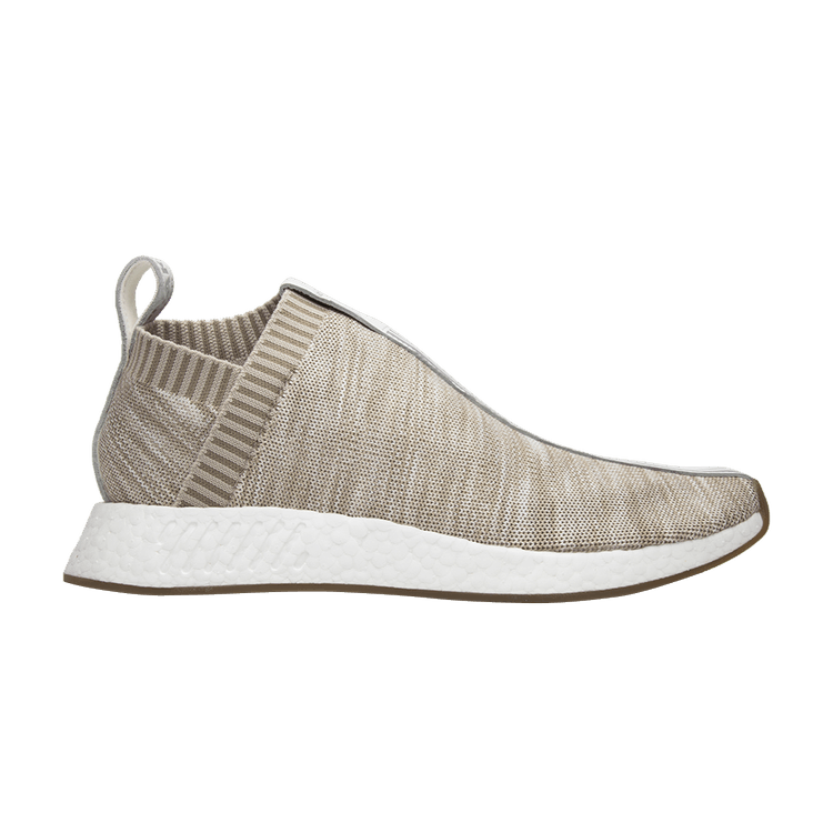 Kith x Naked x adidas NMD_CS2 Primeknit 'Tan' — Tan/White