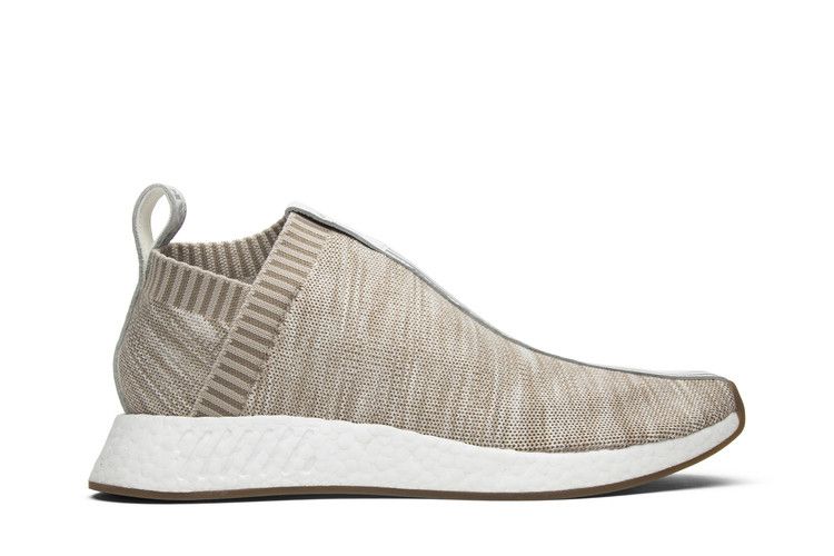 Kith x Naked x adidas NMD_CS2 Primeknit 'Tan' — Tan/White