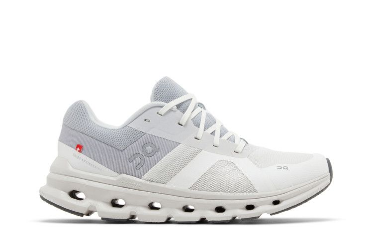 ON Wmns Cloudrunner Wide 'White Frost' — White/Frost