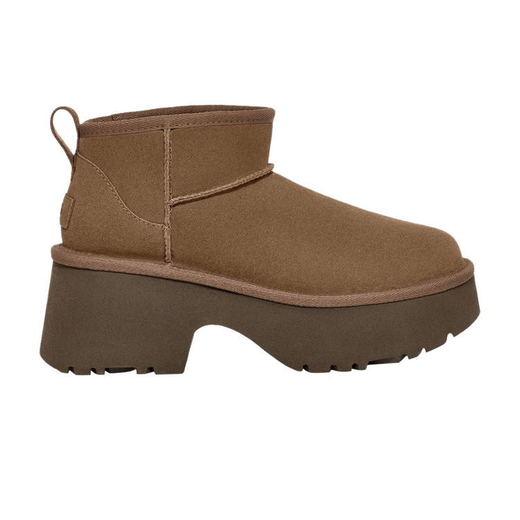 UGG Wmns Classic Ultra Mini New Heights Boot 'Hickory' — Hickory