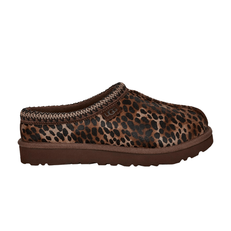 UGG Wmns Tasman Caspian Slipper 'Burnt Cedar Cheetah' — Burnt Cedar