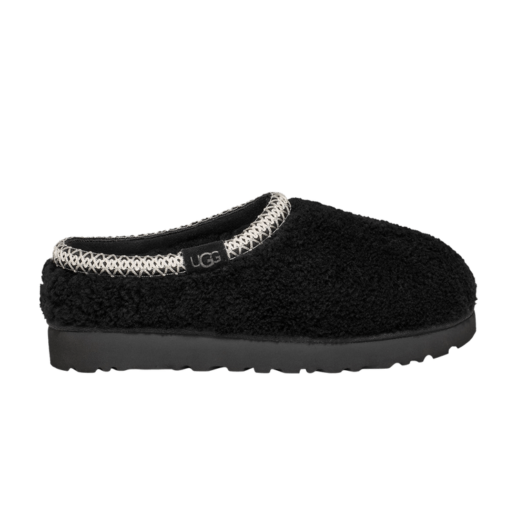 UGG Wmns Tasman Slipper 'Maxi Curly - Black' — Black