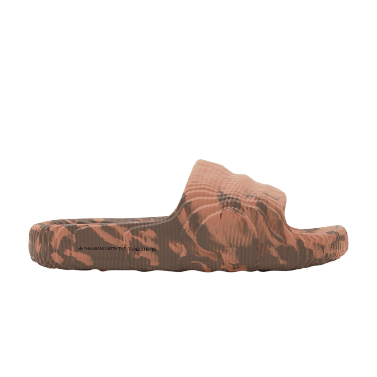 adidas Adilette 22 Slides 'Clay Strata' — Clay Strata/Earth Strata/Black