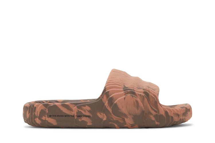 adidas Adilette 22 Slides 'Clay Strata' — Clay Strata/Earth Strata/Black
