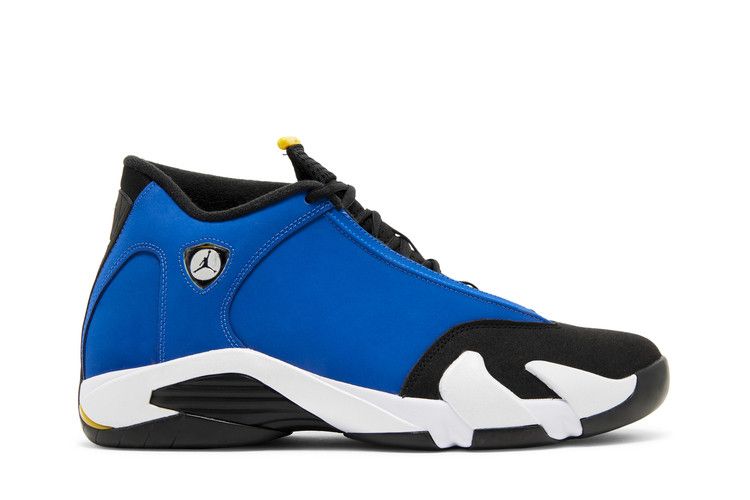 Air Jordan 14 Retro 'Laney' — Varsity Royal/Black/Varsity Maize/White