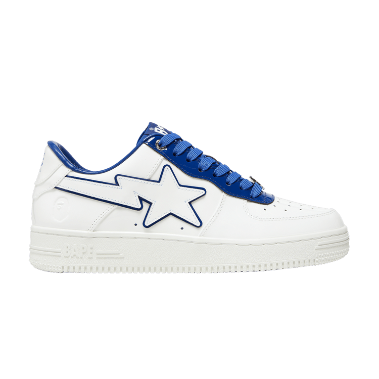 Bapesta #8 M1 'White Navy' — White/Navy