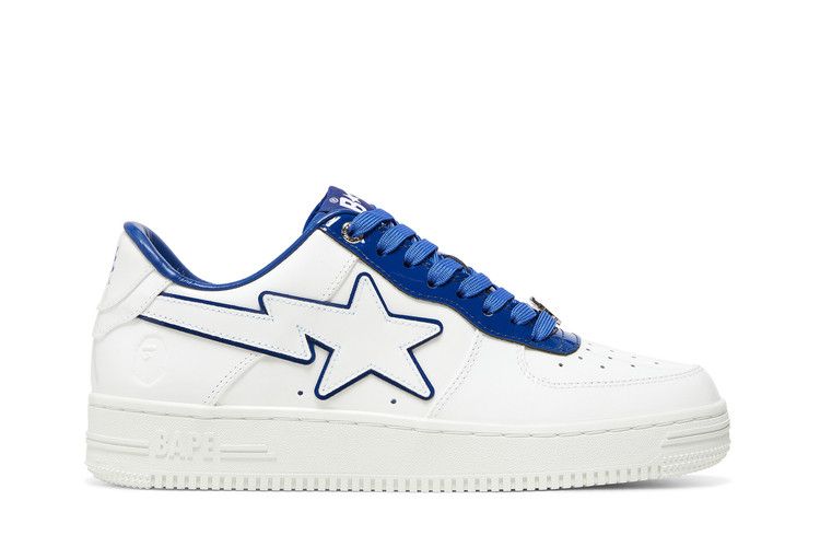 Bapesta #8 M1 'White Navy' — White/Navy