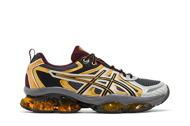 ASICS Gel Quantum Kinetic 'Carbon Pure Gold' — Carbon/Pure Gold