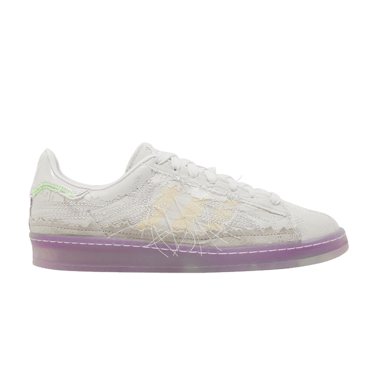 Youth of Paris x adidas Campus 80s 'White' — Crystal White/Grey One/Solar Green