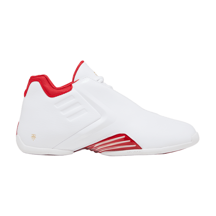 adidas T-Mac 3 Restomod 'Rockets' — Core White/Better Scarlet/Matte Gold