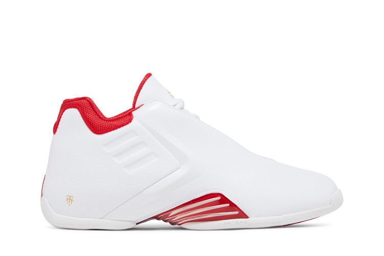 adidas T-Mac 3 Restomod 'Rockets' — Core White/Better Scarlet/Matte Gold