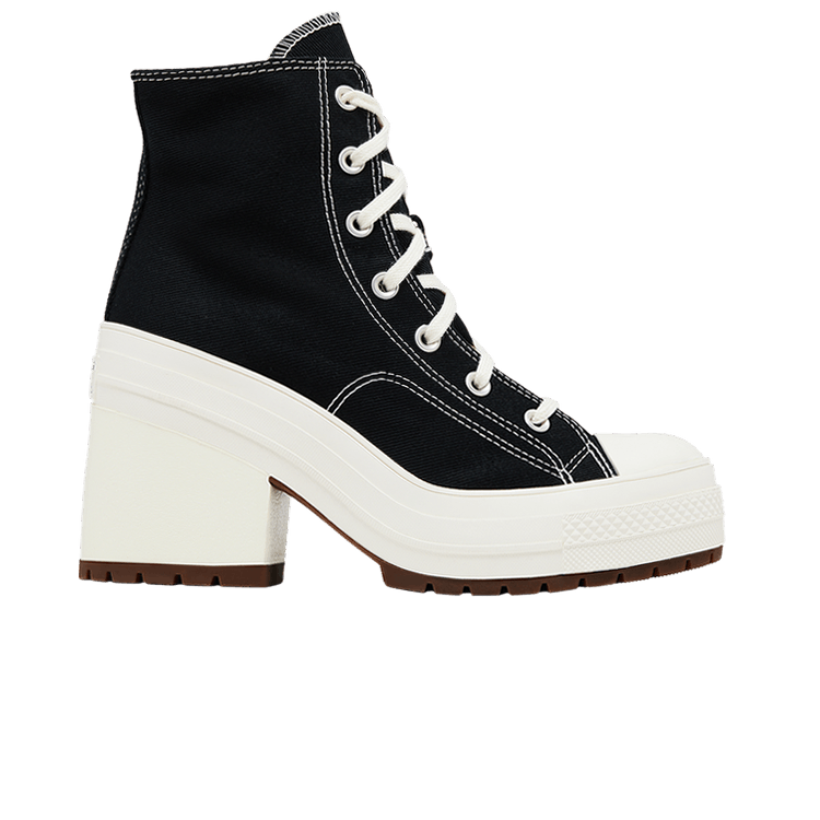 Converse Chuck 70 De Luxe Heel High 'Black Egret' — Black/Egret/Egret