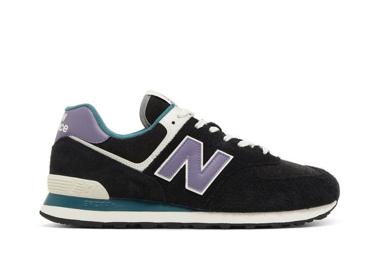 New Balance 574 'Black Purple Teal' — Black/Blue