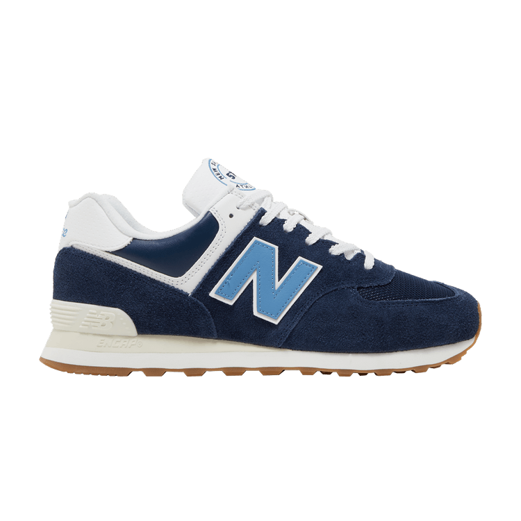 New Balance 574 'NB Athletics - Navy' — Navy/White