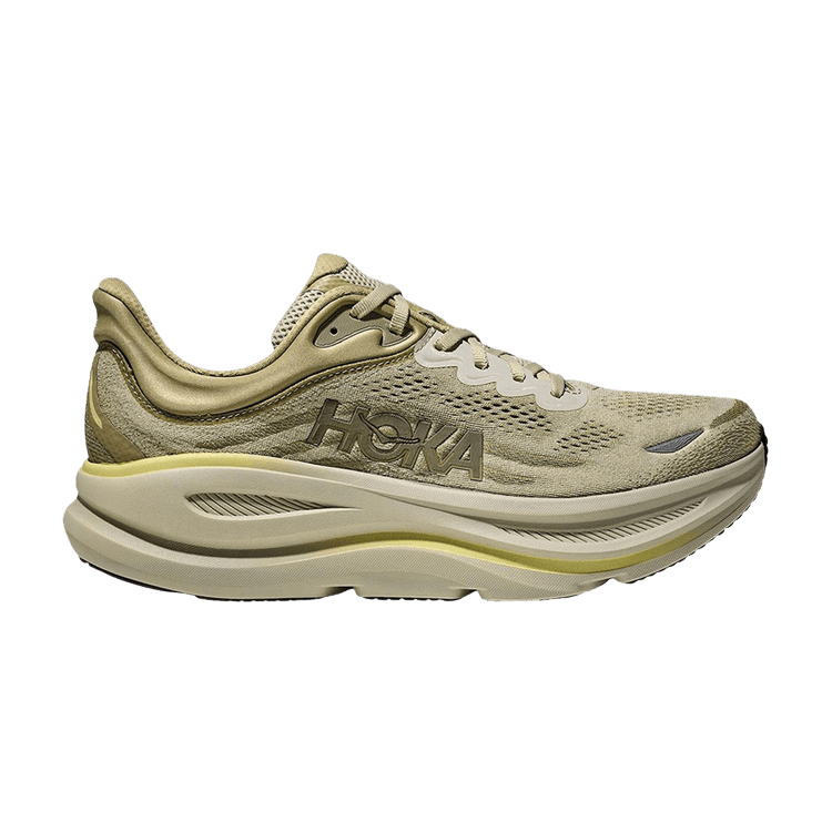 HOKA Bondi 9 'Grassland Oyster Mushroom' — Grassland/Oyster Mushroom