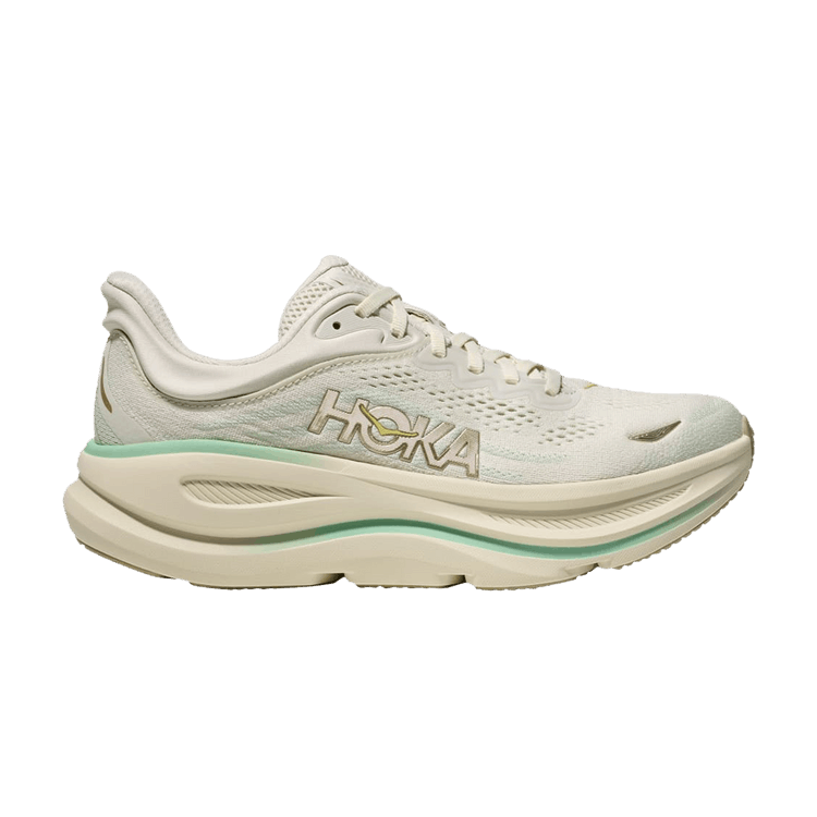 HOKA Wmns Bondi 9 Wide 'Truffle Salt Sea Glass' — Truffle Salt/Sea Glass