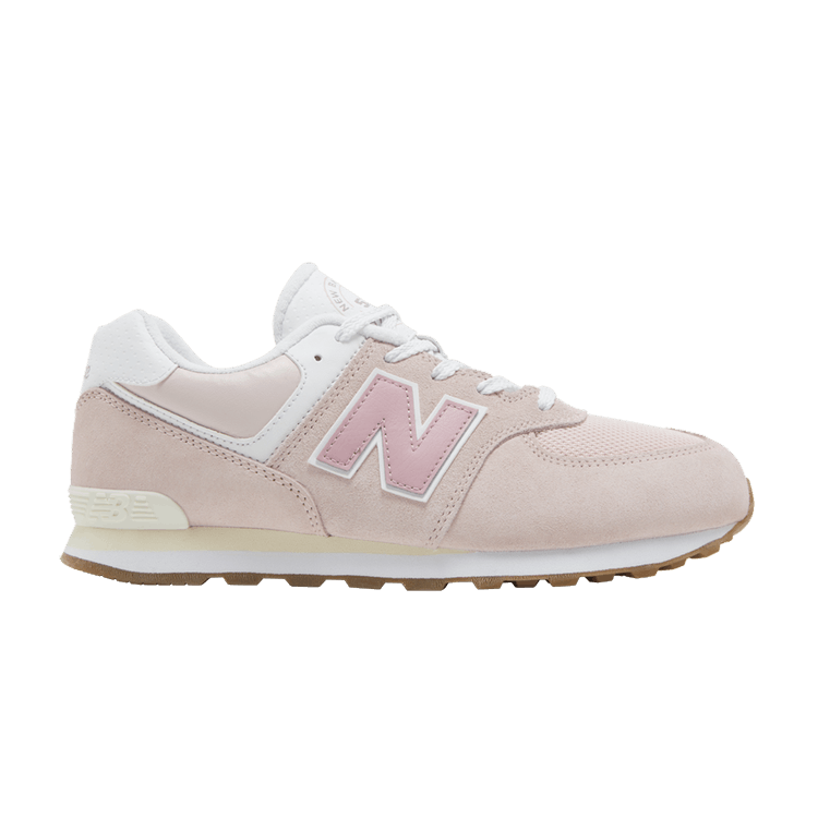 New Balance 574 Big Kid Wide 'NB Athletics - Crystal Pink' — Crystal Pink/Hazy Rose