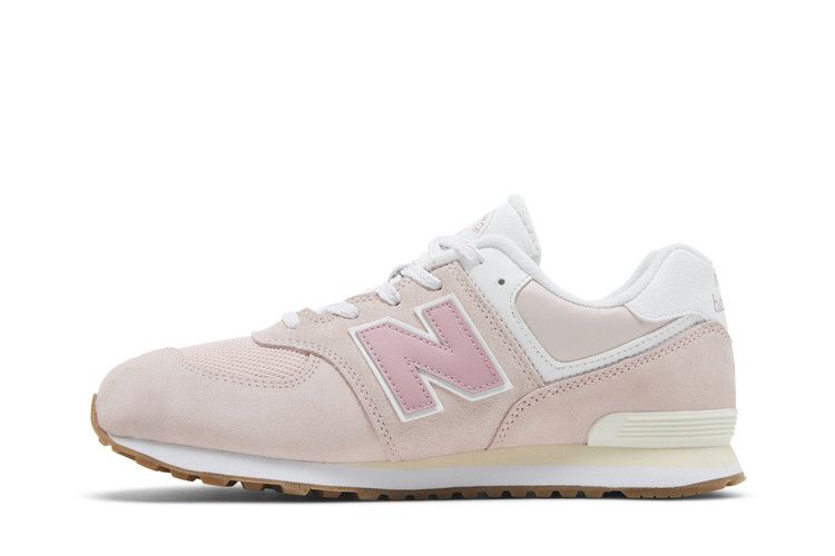 New Balance 574 Big Kid Wide 'NB Athletics - Crystal Pink' — Crystal Pink/Hazy Rose