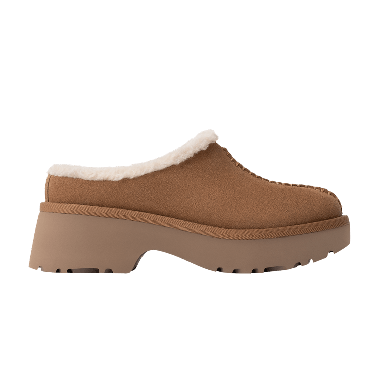 UGG Wmns New Heights Cozy Clog 'Chestnut' — Chestnut
